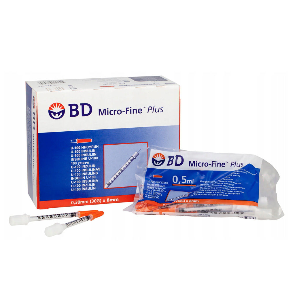 Inzulínové stříkačky 0,5 ml